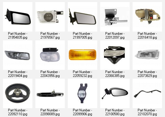 See this diagram of a 2009 Buick back door glass