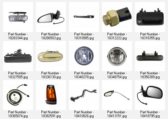 The image shows a 1997 Cadillac parking assist camera