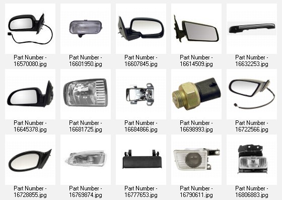 Here is another fine example of a 2004 Cadillac hatch trunklid