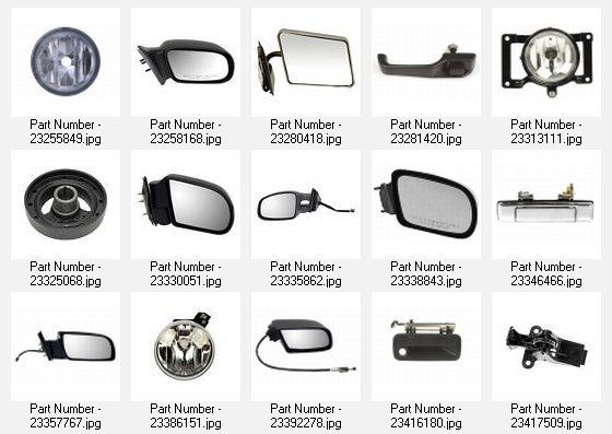 This is a picture of a 1985 Chevrolet rear door side of vehicle