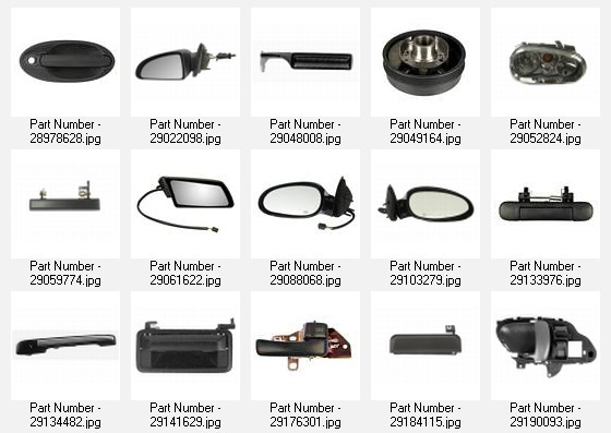 The image shows a 1990 Chevrolet fender inner liner