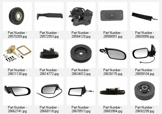 The image shows a 2000 Chevrolet control arm front upper