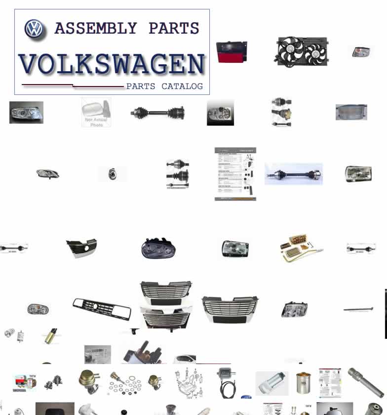 Volkswagen Parts Catalog, "Assembly" Parts.